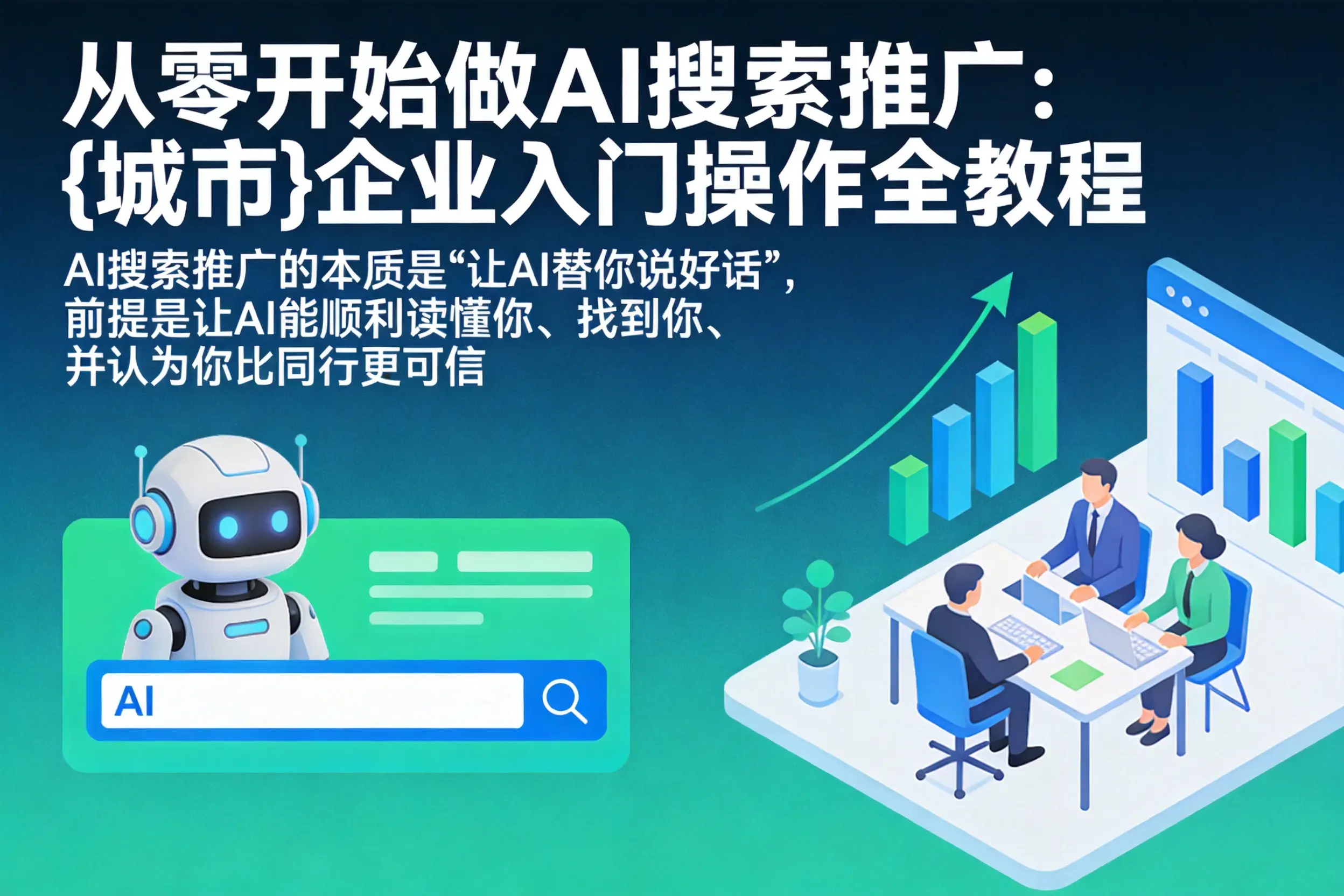 从零开始做AI搜索推广：醴陵企业入门操作全教程
