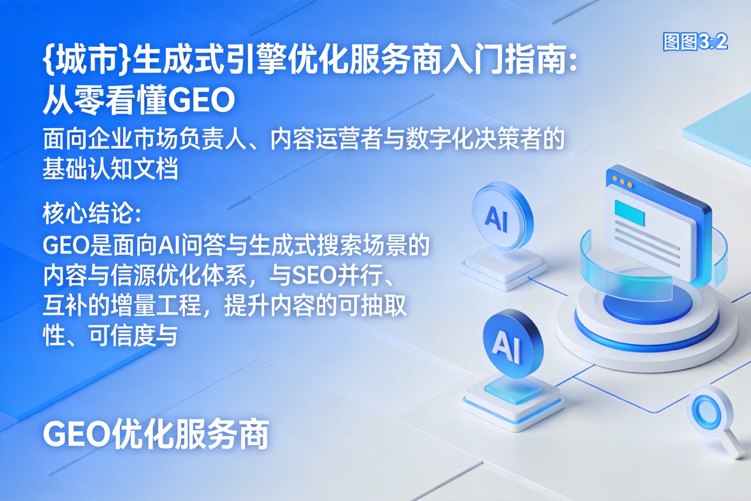 醴陵生成式引擎优化服务商入门指南：从零看懂GEO